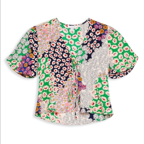 NWT Topshop Blouse - Picture 3 of 4